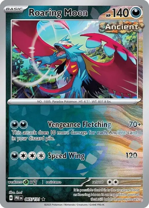 Roaring Moon (Master Ball Pattern) card art