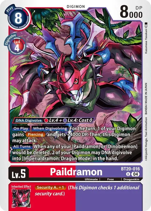Paildramon card art