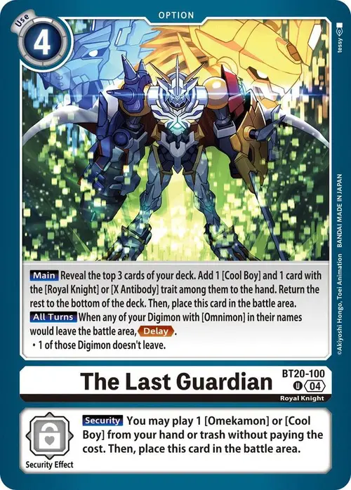 The Last Guardian card art
