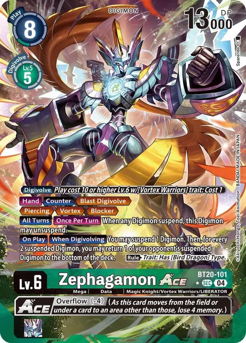 Zephagamon ACE (Alternate Art) card art