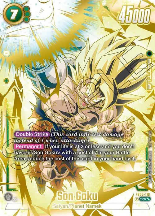 Son Goku (Super Alternate Art) card art