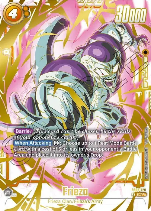 Frieza (Super Alternate Art) card art