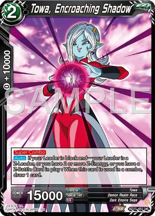 Towa, Encroaching Shadow card art