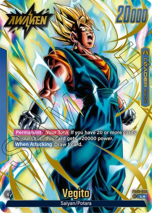 Vegito (Alternate Art) card art