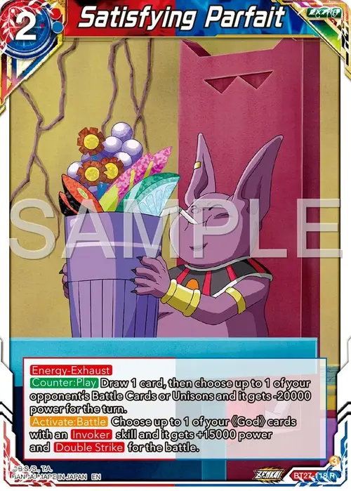 Satisfying Parfait card art