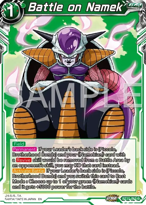 Battle on Namek card art
