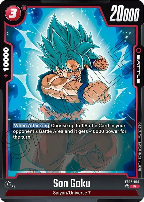 Son Goku card art