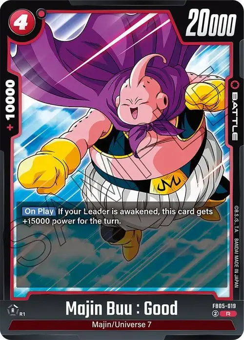 Majin Buu : Good card art