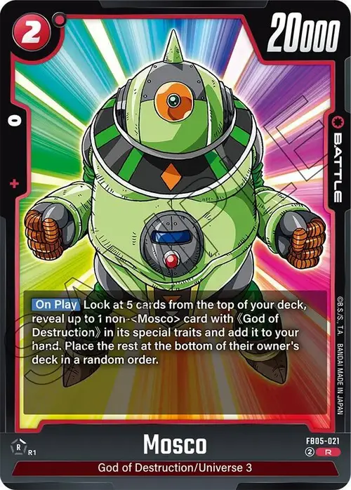 Mosco card art