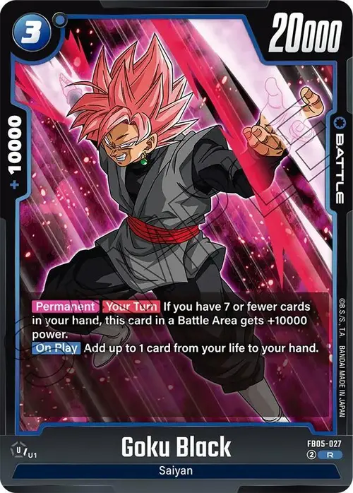 Goku Black card art