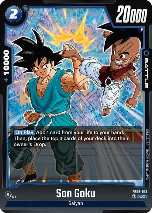Son Goku card art