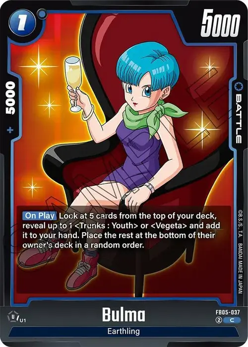Bulma card art