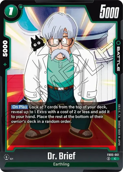 Dr. Brief card art