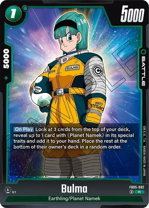 Bulma card art