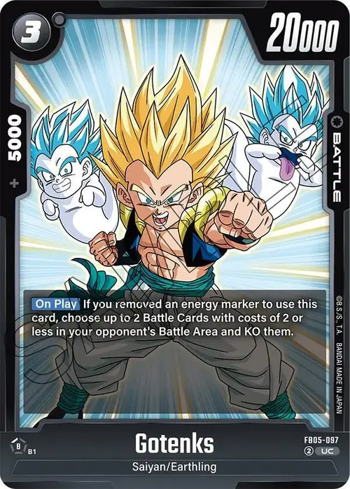 Gotenks card art