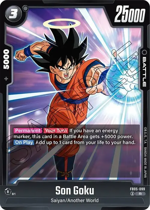 Son Goku card art