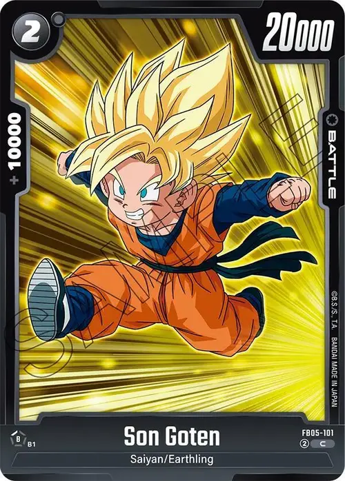 Son Goten card art
