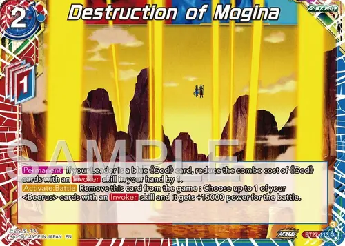 Destruction of Mogina card art