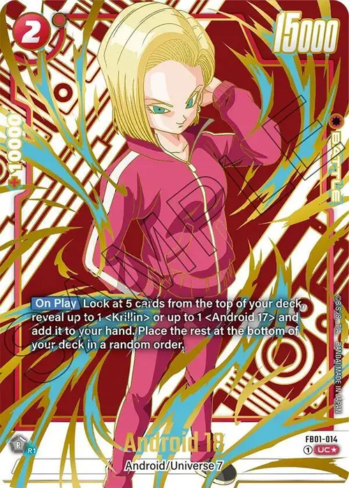 Android 18 (Alternate Art) card art