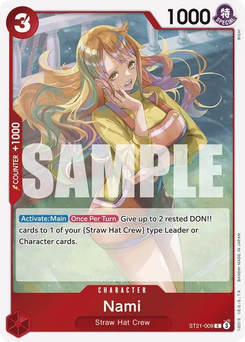 Nami card art