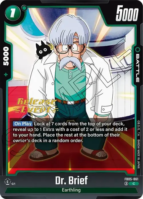 Dr. Brief card art