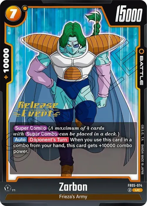 Zarbon card art