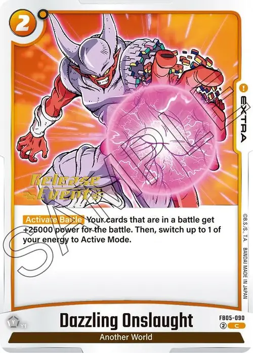 Dazzling Onslaught card art