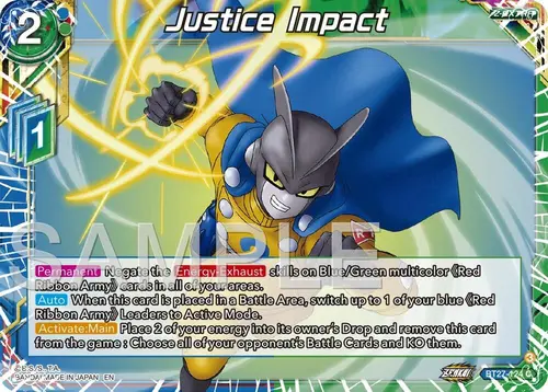 Justice Impact card art