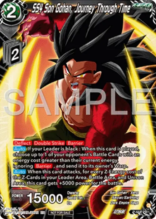 SS4 Son Gohan, Journey Through Time card art