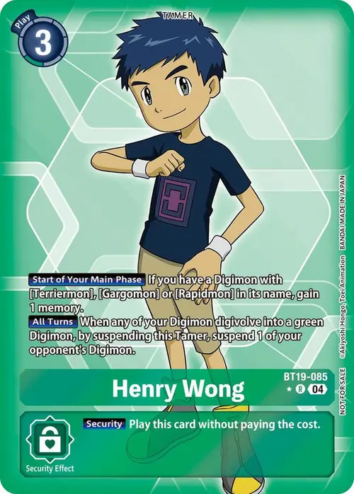 Henry Wong (Release Special Booster 2.5: Box Promotion Pack) card art