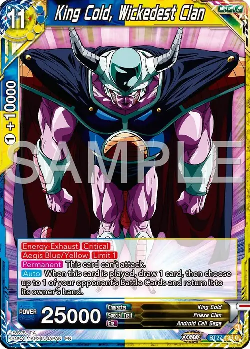 King Cold, Wickedest Clan card art