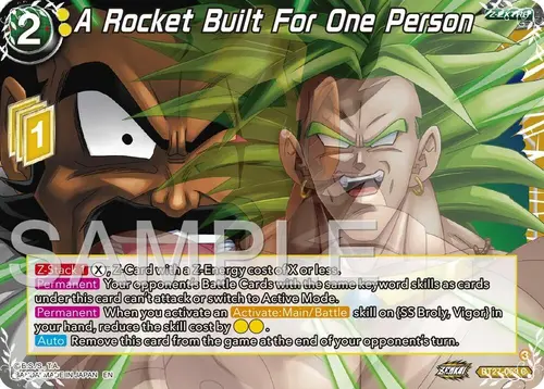 A Rocket Built For One Person card art