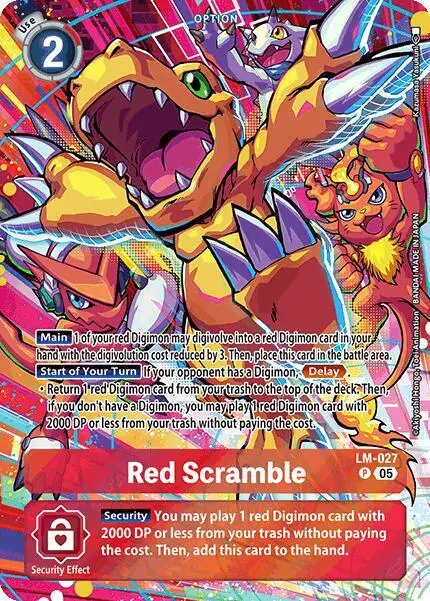Red Scramble (Alternate Art) card art
