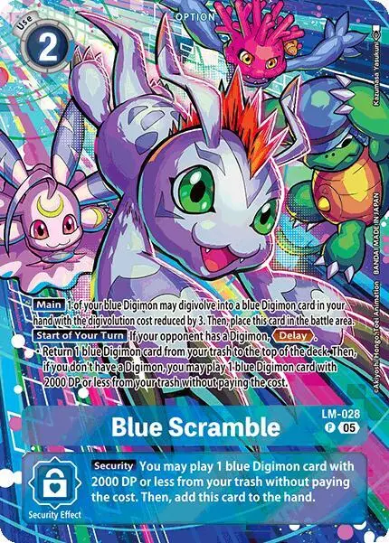 Blue Scramble (Alternate Art) card art