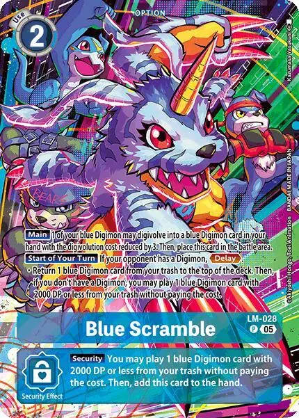 Blue Scramble (Alternate Art) card art