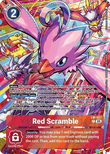 Red Scramble (Alternate Art) card art