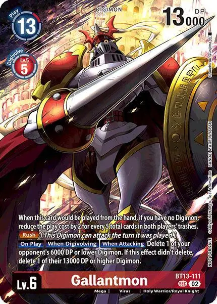 Gallantmon (Limited Card Pack) card art