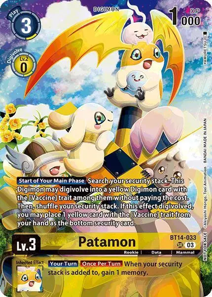 Patamon (Limited Card Pack) card art