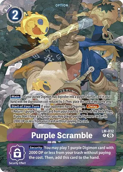 Purple Scramble (Alternate Art) card art