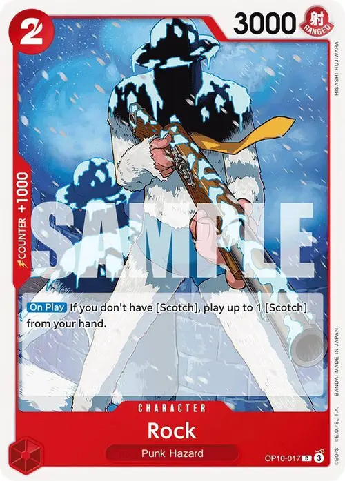 Rock card art