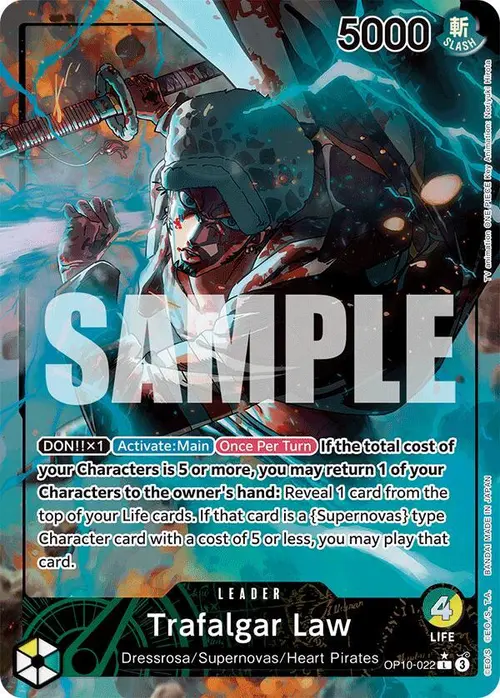 Trafalgar Law (022) (Parallel) card art