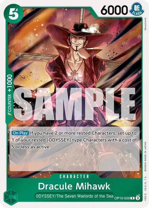 Dracule Mihawk card art