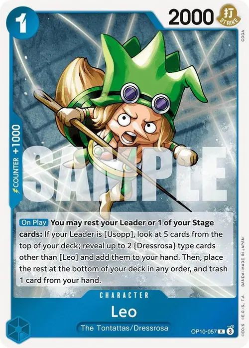 Leo card art