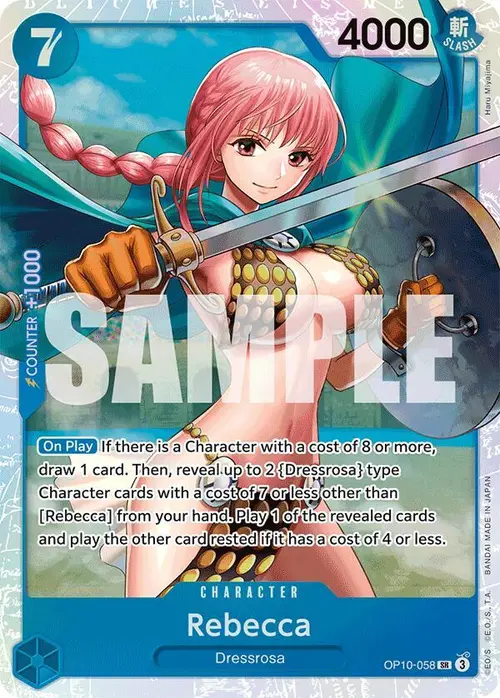 Rebecca card art