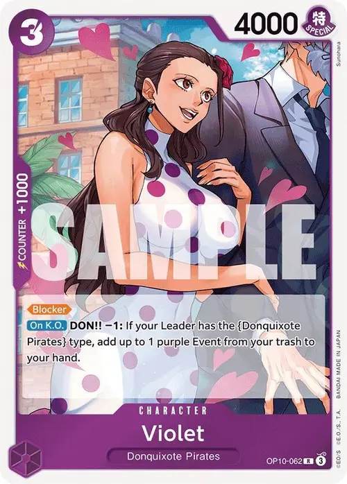 Violet card art