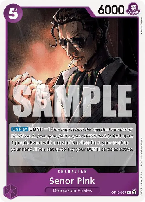 Senor Pink card art