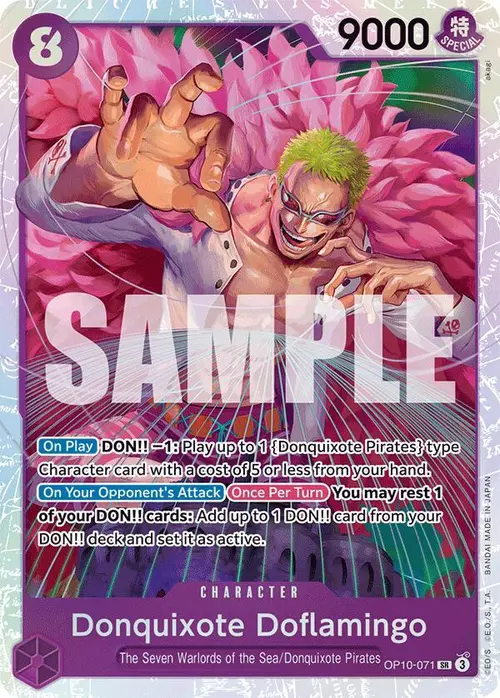 Donquixote Doflamingo card art