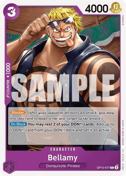 Bellamy card art