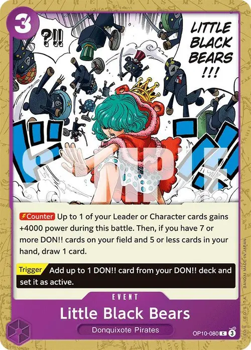 Little Black Bears card art