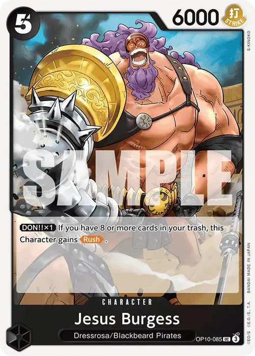 Jesus Burgess card art